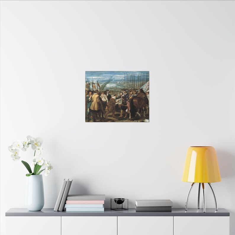 La rendición de Breda (Las lanzas), Diego Velázquez – Cuadro en lienzo, Barroco español, pintura famosa, listo para colgar imagen 16