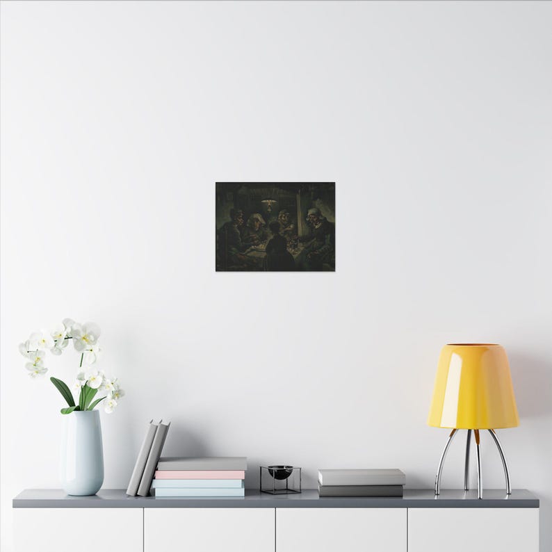 The Potato Eaters Canvas Print by Vincent van Gogh, Realism Wall Art, Famous Painting, Ready to Hang image 8