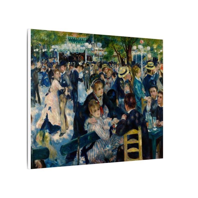 Bal du moulin de la Galette Canvas Print by Pierre-Auguste Renoir, Impressionism Wall Art, Famous Painting, Ready to Hang image 14