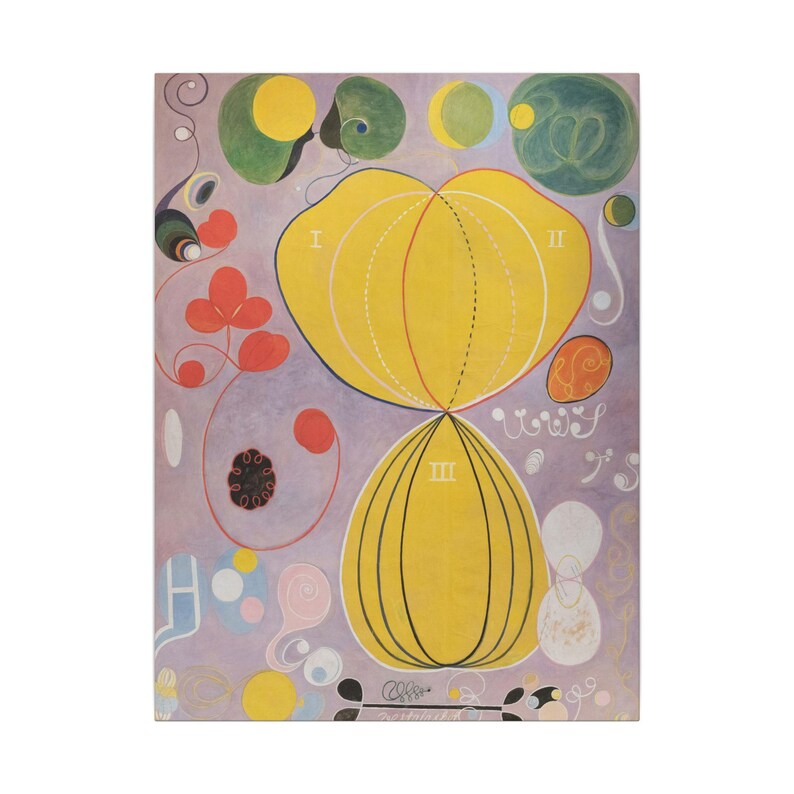 The Ten Largest, No. 7, Adulthood Canvas Print by Hilma af Klint, Abstract Wall Art, Famous Painting, Ready to Hang image 13