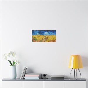 Wheatfield with Crows Canvas Print by Vincent van Gogh, Post Impressionism Wall Art, Famous Painting, Ready to Hang image 4