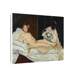 Olympia Canvas Print by Édouard Manet, Realism Wall Art, Famous Painting, Ready to Hang image 6