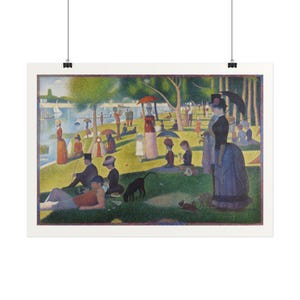 A Sunday Afternoon on the Island of La Grande Jatte Print by Georges Seurat Poster, Famous Painting Wall Art, A4 A3 A2, Printed in EU image 3