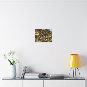 Netherlandish Proverbs Canvas Print by Pieter Brueghel the Elder, Flemish Wall Art, Famous Painting, Ready to Hang image 8