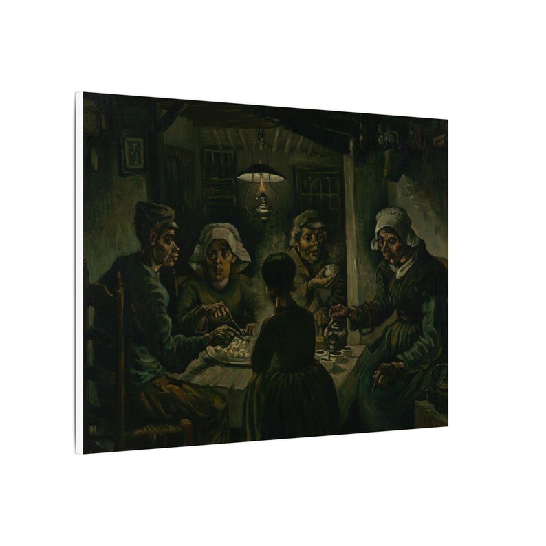 The Potato Eaters Canvas Print by Vincent van Gogh, Realism Wall Art, Famous Painting, Ready to Hang image 10