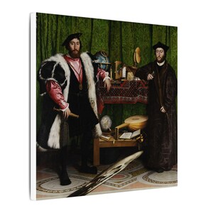 The Ambassadors Canvas Print by Hans Holbein the Younger, Renaissance Wall Art, Famous Painting, Ready to Hang image 14