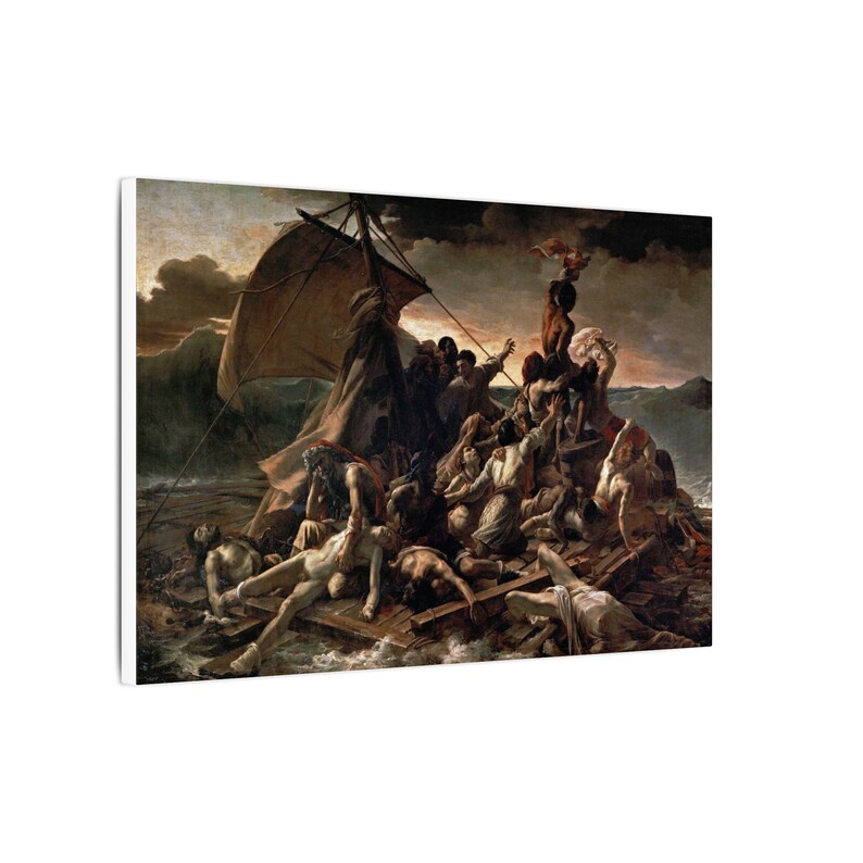 The Raft of the Medusa Canvas Print by Théodore Géricault, Romanticism Wall Art, Famous Painting, Ready to Hang image 10
