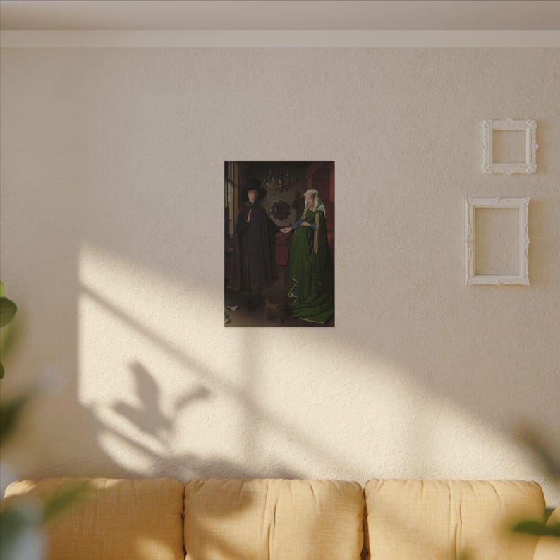 Arnolfini Portrait Canvas Print by Jan van Eyck, Flemish Wall Art, Famous Painting, Ready to Hang image 11