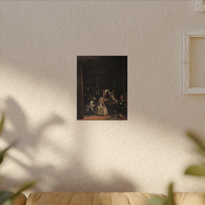 Las Meninas Canvas Print by Diego Velázquez, Spanish Baroque Wall Art, Famous Painting, Ready to Hang image 3