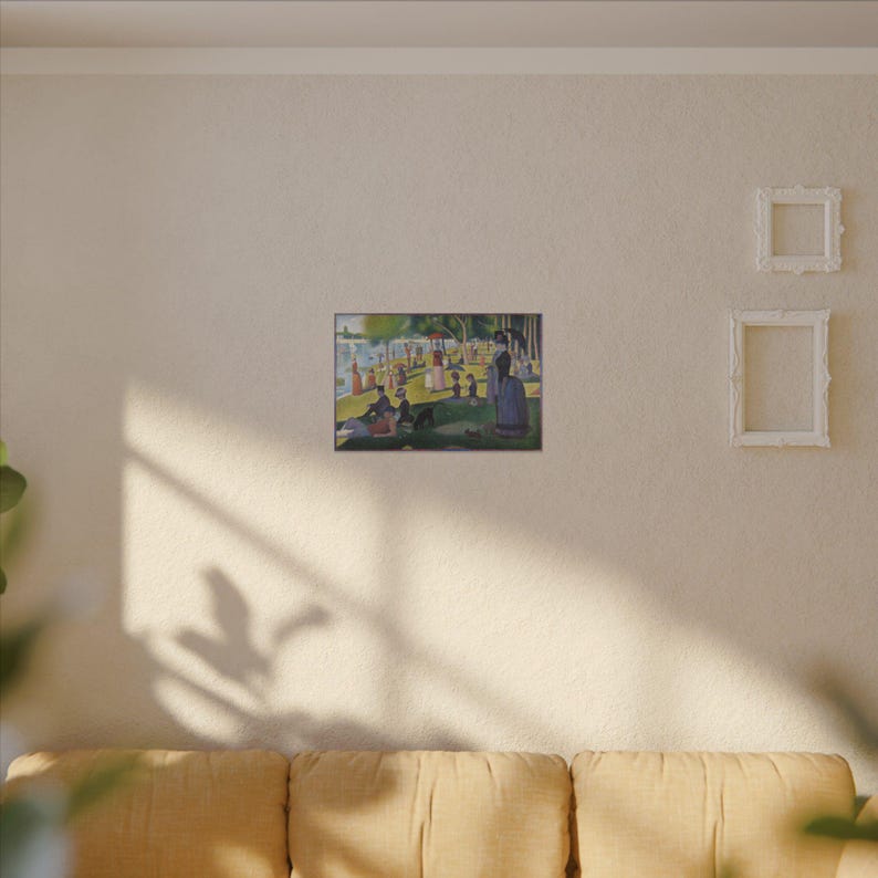 A Sunday Afternoon on the Island of La Grande Jatte Canvas Print by Georges Seurat, Pointillism Wall Art, Famous Painting, Ready to Hang image 7