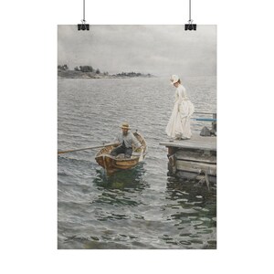 Summer Fun Print by Anders Zorn, Swedish Art Poster, Famous Painting Wall Art, A4 A3, Printed in EU