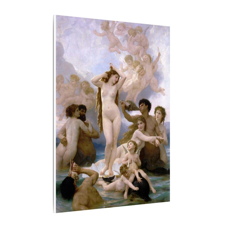 The Birth of Venus Canvas Print by William-Adolphe Bouguereau, Academic Wall Art, Famous Painting, Ready to Hang image 10