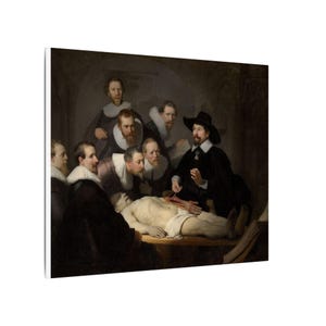 The Anatomy Lesson of Dr. Nicolaes Tulp Canvas Print by Rembrandt, Dutch Golden Age Wall Art, Famous Painting, Ready to Hang image 14