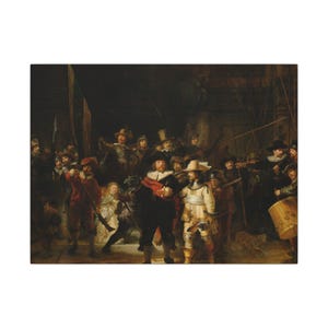 The Night Watch Canvas Print by Rembrandt, Dutch Golden Age Wall Art, Famous Painting, Ready to Hang image 9