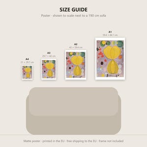 The Ten Largest, No. 7, Adulthood Print by Hilma af Klint, Abstract Art Poster, Famous Painting Wall Art, A4 A3 A2 A1, Printed in EU image 5