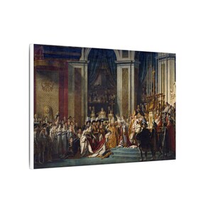 The Coronation of Napoleon Canvas Print by Jacques-Louis David, Neoclassical Wall Art, Famous Painting, Ready to Hang image 2