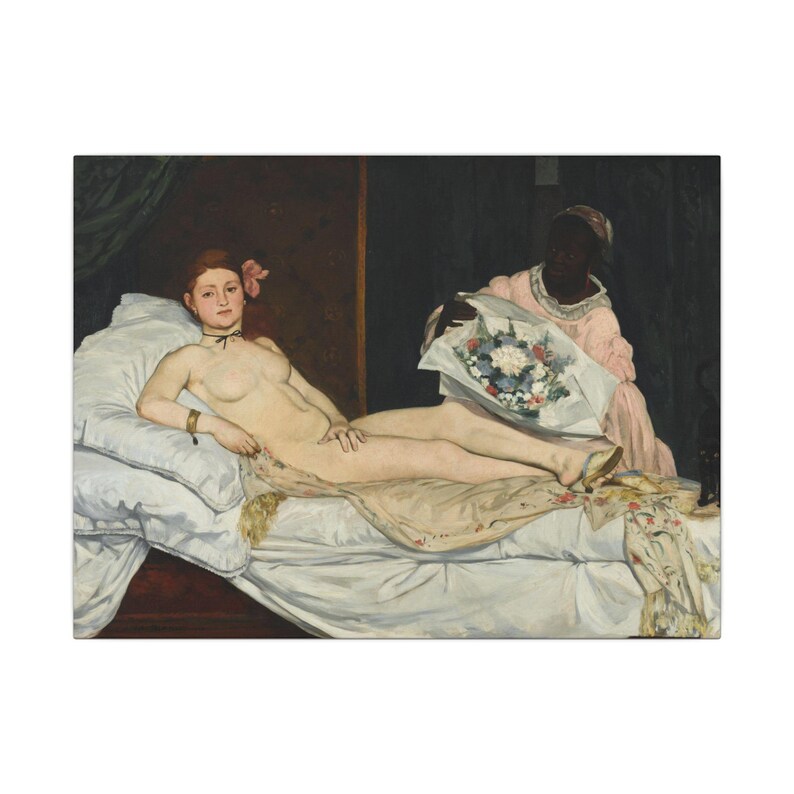 Olympia Canvas Print by Édouard Manet, Realism Wall Art, Famous Painting, Ready to Hang image 5