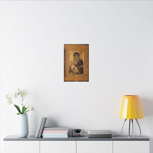 Theotokos of Vladimir Canvas Print, Byzantine Wall Art, Famous Painting, Ready to Hang image 4