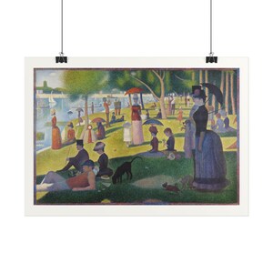 A Sunday Afternoon on the Island of La Grande Jatte Print by Georges Seurat Poster, Famous Painting Wall Art, A4 A3 A2, Printed in EU image 2