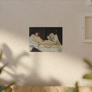 Olympia Canvas Print by Édouard Manet, Realism Wall Art, Famous Painting, Ready to Hang image 7