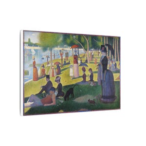 A Sunday Afternoon on the Island of La Grande Jatte Canvas Print by Georges Seurat, Pointillism Wall Art, Famous Painting, Ready to Hang image 2