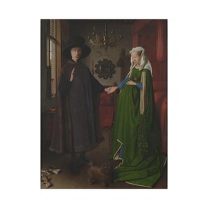 Arnolfini Portrait Canvas Print by Jan van Eyck, Flemish Wall Art, Famous Painting, Ready to Hang image 5