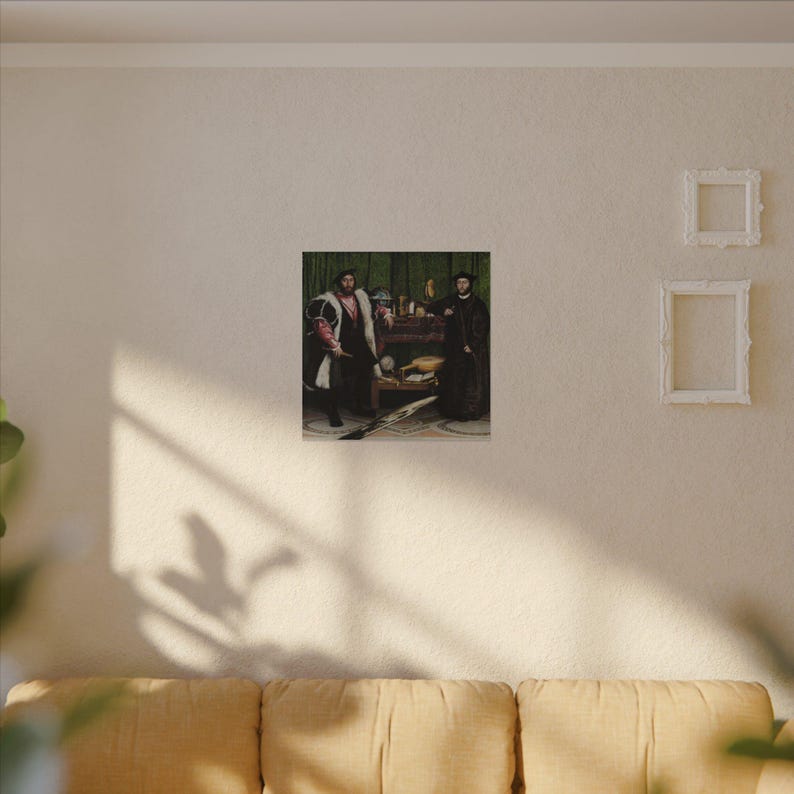 The Ambassadors Canvas Print by Hans Holbein the Younger, Renaissance Wall Art, Famous Painting, Ready to Hang image 7