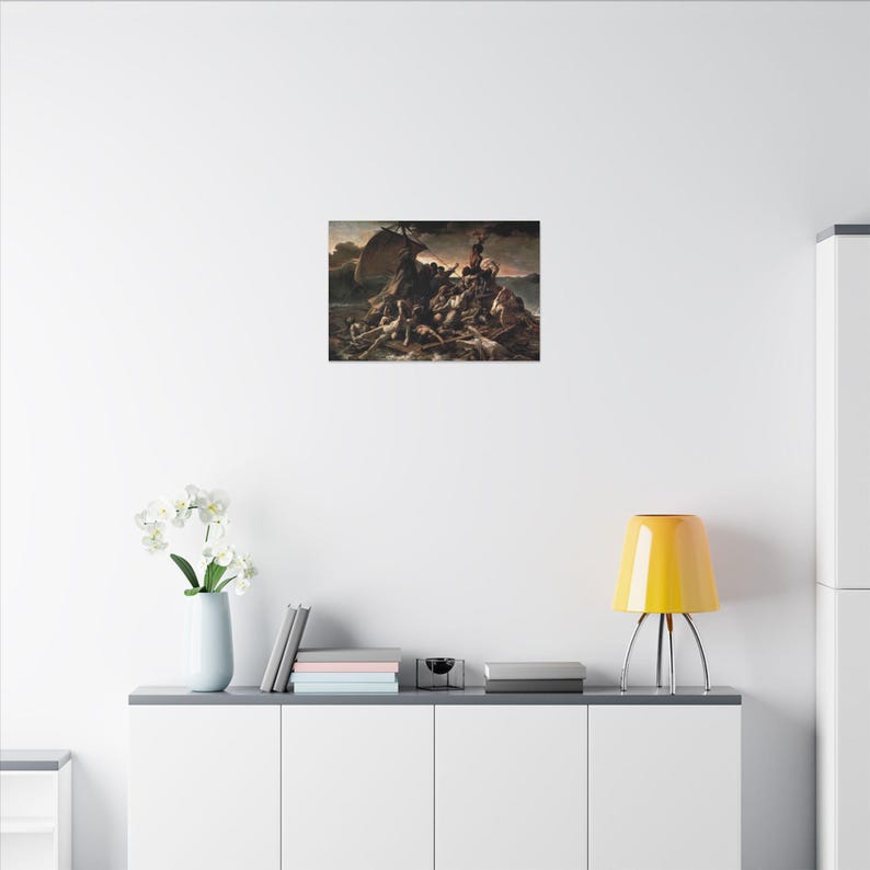 The Raft of the Medusa Canvas Print by Théodore Géricault, Romanticism Wall Art, Famous Painting, Ready to Hang image 16