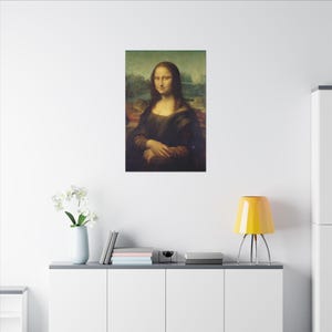 Mona Lisa Canvas Print by Leonardo da Vinci, Renaissance Wall Art, Famous Painting, Ready to Hang image 8
