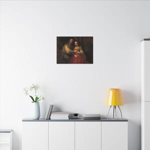 The Jewish Bride Canvas Print by Rembrandt, Dutch Golden Age Wall Art, Famous Painting, Ready to Hang image 16