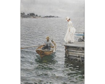 Summer Fun Canvas Print by Anders Zorn, Swedish Wall Art, Famous Painting, Ready to Hang