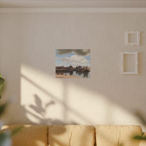 View of Delft Canvas Print by Johannes Vermeer, Dutch Golden Age Wall Art, Famous Painting, Ready to Hang image 15