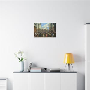The Wedding at Cana Canvas Print by Paolo Veronese, Venetian Wall Art, Famous Painting, Ready to Hang image 8