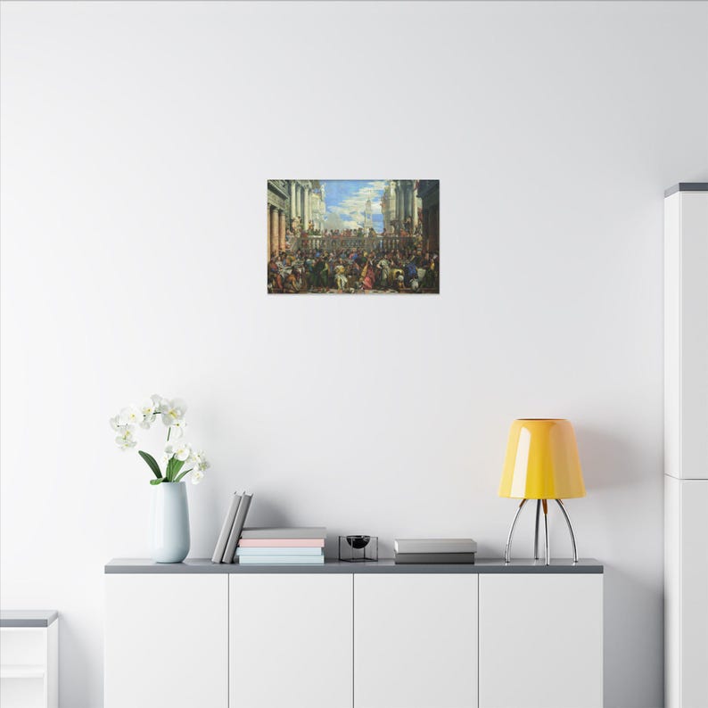 The Wedding at Cana Canvas Print by Paolo Veronese, Venetian Wall Art, Famous Painting, Ready to Hang image 8