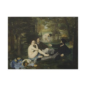 Luncheon on the Grass Canvas Print by Édouard Manet, Impressionism Wall Art, Famous Painting, Ready to Hang image 9