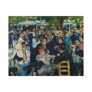Bal du moulin de la Galette Canvas Print by Pierre-Auguste Renoir, Impressionism Wall Art, Famous Painting, Ready to Hang image 13