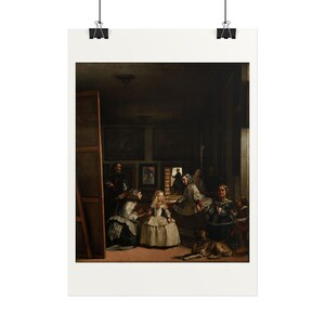 Las Meninas Print by Diego Velázquez, Spanish Baroque Art Poster, Famous Painting Wall Art, A4 A3 A2 A1, Printed in EU image 4