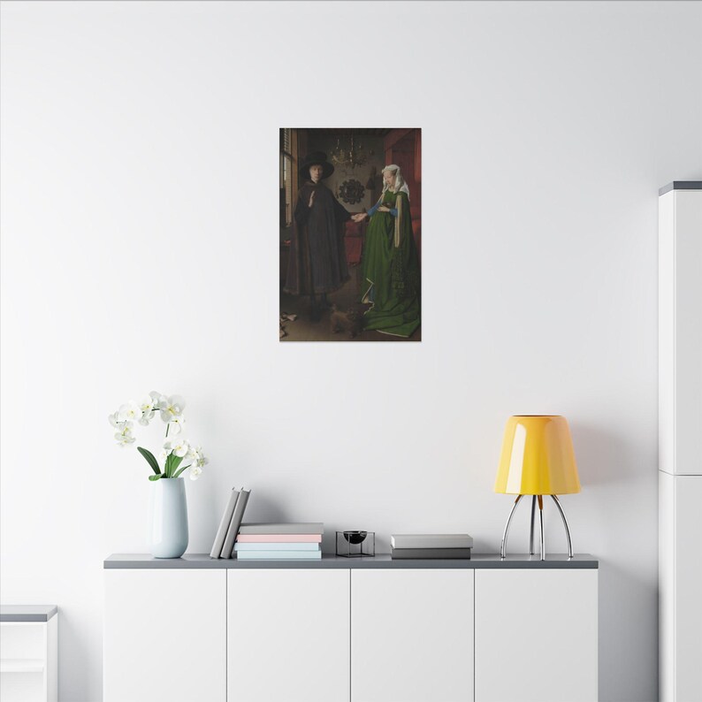 Arnolfini Portrait Canvas Print by Jan van Eyck, Flemish Wall Art, Famous Painting, Ready to Hang image 12