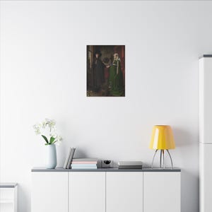Arnolfini Portrait Canvas Print by Jan van Eyck, Flemish Wall Art, Famous Painting, Ready to Hang image 8