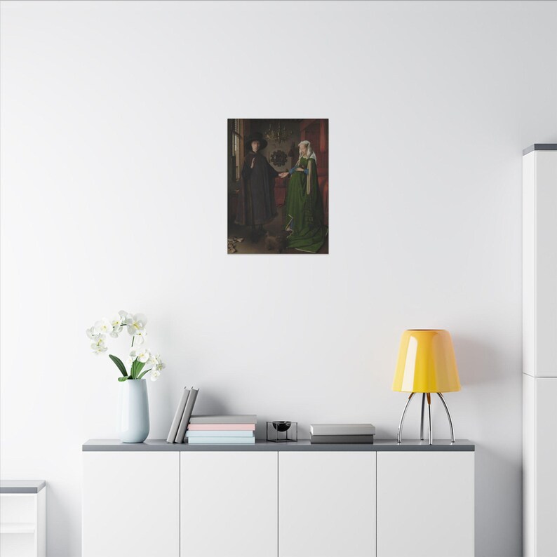 Arnolfini Portrait Canvas Print by Jan van Eyck, Flemish Wall Art, Famous Painting, Ready to Hang image 8