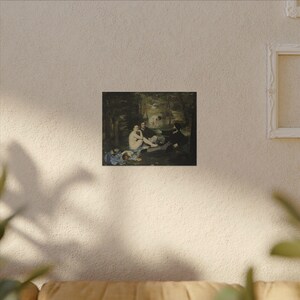 Luncheon on the Grass Canvas Print by Édouard Manet, Impressionism Wall Art, Famous Painting, Ready to Hang image 7