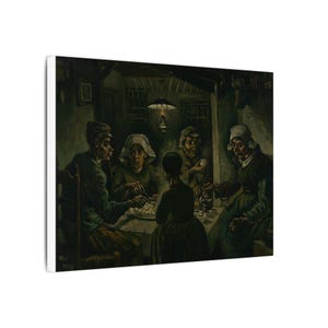 The Potato Eaters Canvas Print by Vincent van Gogh, Realism Wall Art, Famous Painting, Ready to Hang image 2