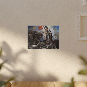 Die Freiheit führt das Volk, Eugène Delacroix – Leinwandbild, Romantik, berühmtes Gemälde, fertig zum Aufhängen Bild 11