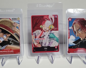 Authentic One Piece Card Game Film Red Promo English 3 Card