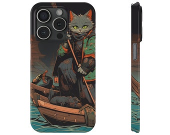 Japanese Woodblock Print Cats - Izumi - iPhone 15 / 15 Pro / 15 Plus / 15 Max Slim Phone Case