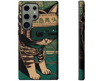 Samsung S23 - S23 Plus - S23 Ultra - Miyoko - Japanischer Holzschnitt Holzschnitt Block Fall