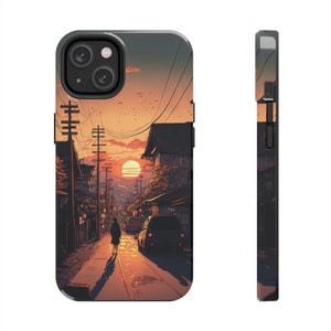 Japanese Tokyo Sunset - Summer Streets - iPhone 11 12 13 14 Pro Max Tough Phone Case