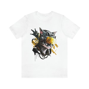 Cyberpunk Sci-Fi Cats - Neo - Unisex T-Shirt