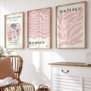 Modern Gallery Wall Set: Picasso, Bauhaus & Matisse Prints (Digital Download)