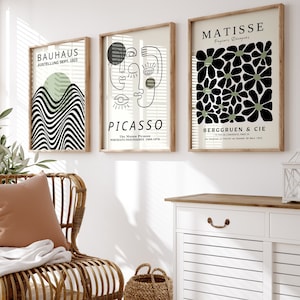 Bauhaus Print Set: Picasso, Matisse, Abstract Gallery Wall Art (Digital Download)